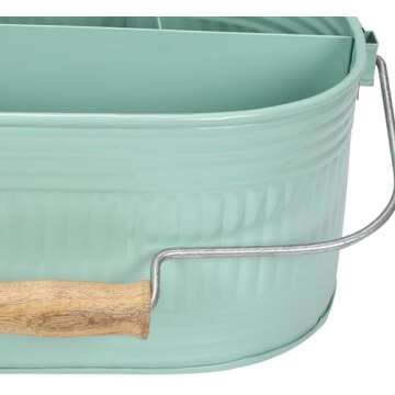 Alpha Living Farmhouse Utensil Caddy for Stylish Storage
