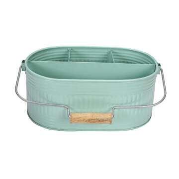 Alpha Living Farmhouse Utensil Caddy for Stylish Storage