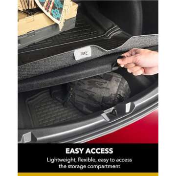 3D MAXpider Custom Fit Kagu Cargo Liner (Black) Compatible with Subaru Forester 2014-2018 - Cargo Li...