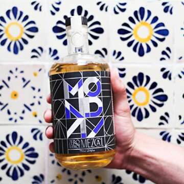 MONDAY Zero Alcohol Mezcal – An Award Winning Non-Alcoholic Spirit with Zero Carbs, No Sugar, 0 Calories - 750ml