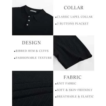 Stylish PJ PAUL JONES Knit Polo - Casual and Breathable