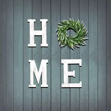 LOSOUR Home Letters with Wreath - Perfect Rustic Decor