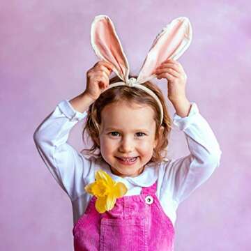 Talking Tables TSBUNNY-BUNNYEARS Truly Bunny Ears Headband - Cute and Playful Dress Up Accessory!