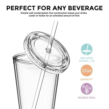 Maars® 32 oz. Double Wall Acrylic Travel Tumblers 3 Pack