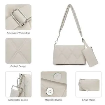 Telena Crossbody Purse - Lightweight Travel Bag for Women