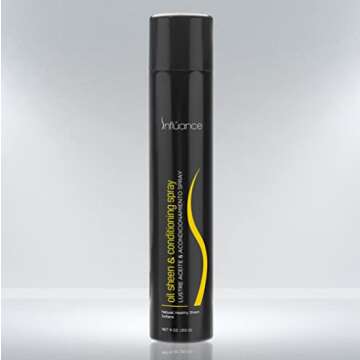 INFLUANCE Oil Sheen and Conditioning Spray for Radiant Hair Care