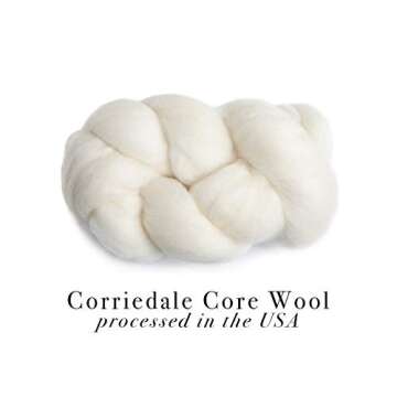 Complete Needle Felting Craft Starter Kit for Beginners, Premium Tools and Supplies, 17 Colors Wool, 6 Needles Color Coded, Wool Felting Pad, Leather Finger Guards, Storage Case, Assembled in USA