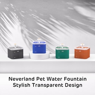 iPettie Neverland Cat Water Fountain with LED Light