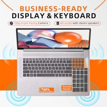 HP 17 inch Laptop - High Performance for Students & Pros