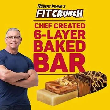 FITCRUNCH Protein Bars, Snack Size Value Pack, Gluten Free, Made with Whey Proteins (20 Snack Size Bars, Peanut Butter)