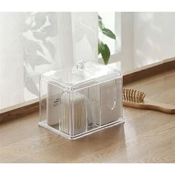 PuTwo Cotton Pads Holder Makeup Organizer for Easy Access