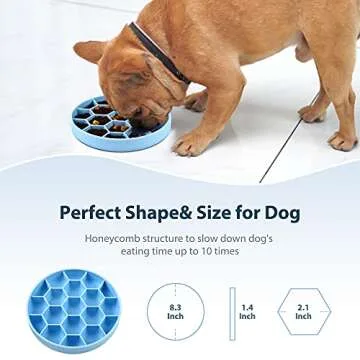 IOKHEIRA Slow Feeder Dog Bowls for Healthy Eating