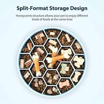 IOKHEIRA Slow Feeder Dog Bowls for Healthy Eating