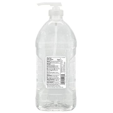 Amazon Basics Hand Sanitizer, Original Scent, Contains 62% Ethyl Alcohol, 67.60 Fl Oz (Pack of 1) (Previously Solimo