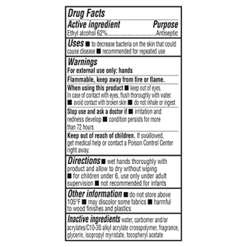 Amazon Basics Hand Sanitizer, Original Scent, Contains 62% Ethyl Alcohol, 67.60 Fl Oz (Pack of 1) (Previously Solimo