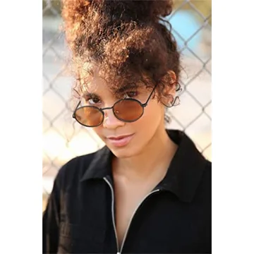 GIFIORE Oval Sunglasses Retro 90s Trendy Unisex Fashion