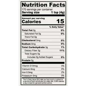 Anthony's Organic Psyllium Husk Powder, 1.5 lb, Gluten Free, Non GMO, Finely Ground, Keto Friendly