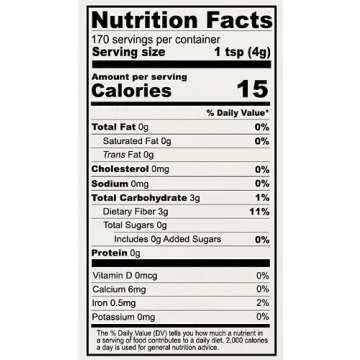 Anthony's Organic Psyllium Husk Powder, Gluten Free, 1.5 lb