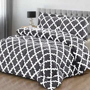 Utopia Bedding King Comforter Set - Soft and Stylish