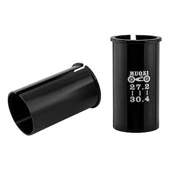 CYSKY Bike SeatPost Adapter Shim 27.2mm to 30.4mm, 60mm Length Bicycle Seat Post Tube Adapter, Seatpost Reducing Sleeve Shim for Mountain Bike, Road Bike, MTB, BMX