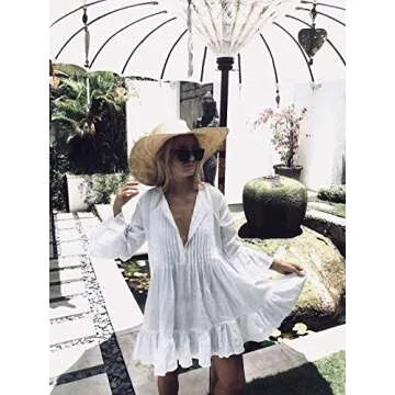 BUTTZO Women's Beachwear Bikini Swimwear Beach Club Sexy, Lace, Size One Size