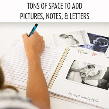Keepsake Baby Memory Book for Boys and Girls – Timeless First 5 Year Gender Neutral Journal Scrapb...