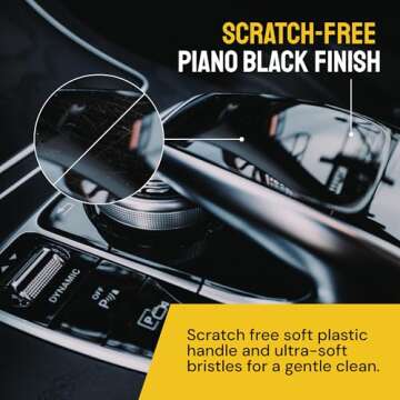 Detail Dudes Soft Boars Hair Car Detailing Brush Set for Washing (3 Pack (Starter))