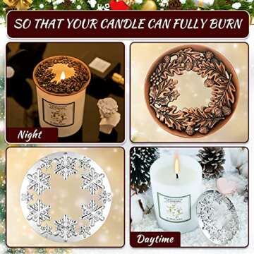 Moxweyeni Candle Toppers for Elegant Home Decor