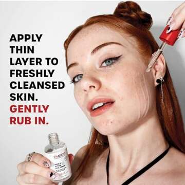 Thayers Double Action Acne Serum with Salicylic Acid, Acne Treatment Face Serum with 2% Salicylic Acid and Niacinamide, Soothing and Non-Stripping Skin Care, 1 Fl Oz