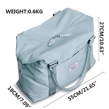 Stylish Waterproof Carry On Bag for Women with Wet Pocket