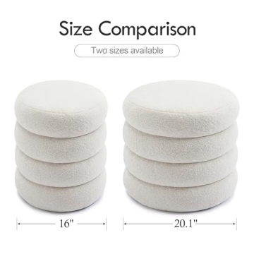 Flouki Storage Ottoman Off-White, Soft & Stylish Design