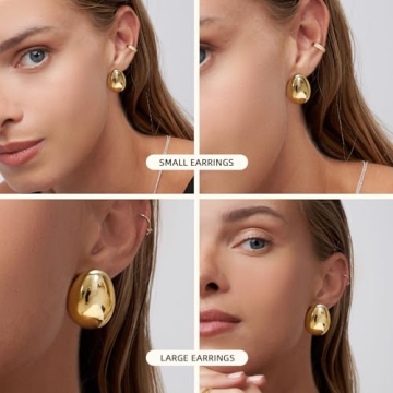 Trendy Risamil Gold Earrings Set for Women - Stylish Jewelry