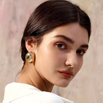 Trendy Risamil Gold Earrings Set for Women - Stylish Jewelry