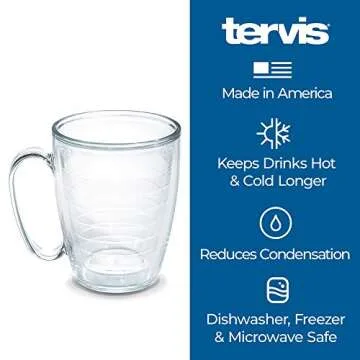 Tervis Coton Colors Made in USA Double Walled Insulated Tumbler, 16 oz, Christmas Nutcracker