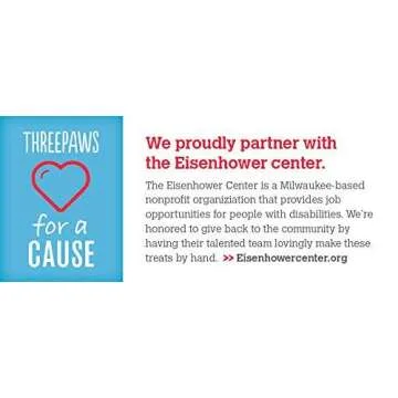 Threepaws Gourmet Vegan & Organic Dog Treats, Mint Carob Bones, 7 oz