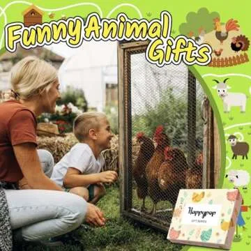 HAPPYPOP Funny Chicken Gifts for Women - Novelty Chicken Lover Socks Farm Rooster Gifts Animal Socks