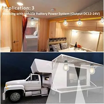 LED Edison Bulbs for RVs & Outdoor Lighting - 12V-24V