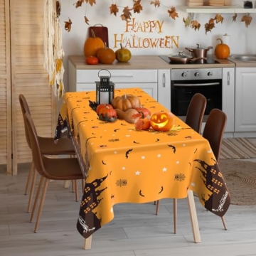 Halloween Disposable Tablecloth Set - 2 Pack 54" x 108"
