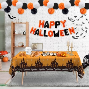 Halloween Disposable Tablecloth Set - 2 Pack 54" x 108"