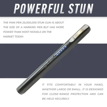 Streetwise Pain Pen Stun Gun for Self Defense - Rechargeable & Compact