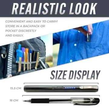 Streetwise Pain Pen Stun Gun for Self Defense - Rechargeable & Compact