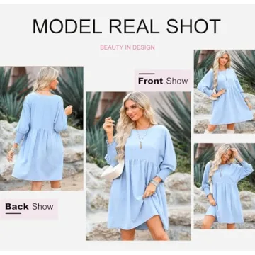 Dokotoo Women Summer Dress Cute Babydoll Tunic for All Occasions