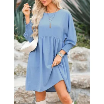 Dokotoo Women Summer Dress Cute Babydoll Tunic for All Occasions