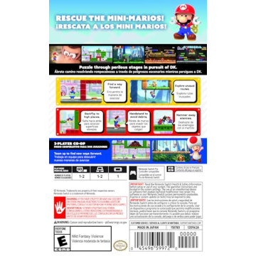 Mario Vs Donkey Kong Puzzle Platforming Adventure US