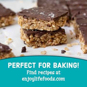 Enjoy Life Baking Chocolate Semi-Sweet Mega Chunks, Dairy Free, Soy Free, Nut Free, Non GMO, Gluten Free, Vegan Chocolate Chips, 10 oz bag