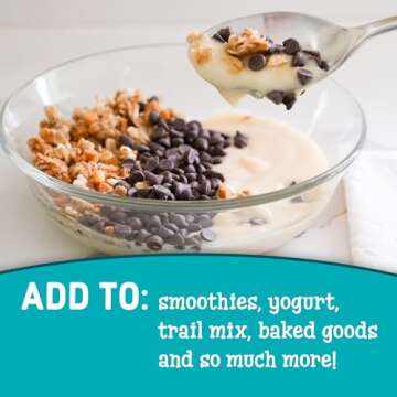 Enjoy Life Baking Chocolate Semi-Sweet Mega Chunks, Dairy Free, Soy Free, Nut Free, Non GMO, Gluten Free, Vegan Chocolate Chips, 10 oz bag