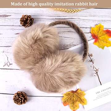 YSense Adjustable Winter Earmuffs for Women - Ear Warmers