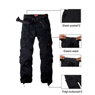 XNMAYA Cargo Pants for Women, Military Army Camo Combat Trousers,Work Camping Hiking Casual Pants with Pockets