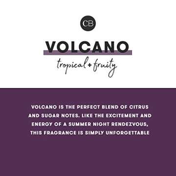 Capri White Mercury Hexagon Candle - 17 Oz - Volcano