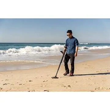 Minelab GO-FIND 44 High-Power Ultra-Light Metal Detector for Adults with 10" Waterproof Coil